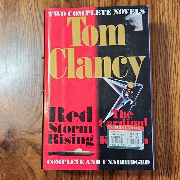 2 Novels by Tom Clancy - Red Storm Rising & The Cardinal of the Kremlin - Picture 1 of 2